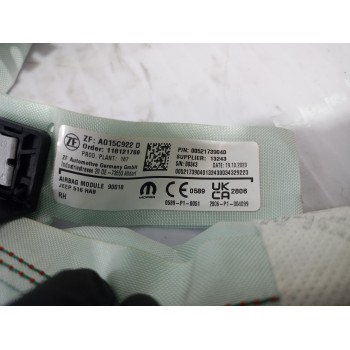 Recambio de airbag cortina delantero derecho para jeep avenger altitude referencia OEM IAM 00521739040  