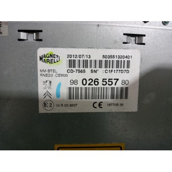 Recambio de sistema audio / radio cd para peugeot 508 active referencia OEM IAM 9802655780  