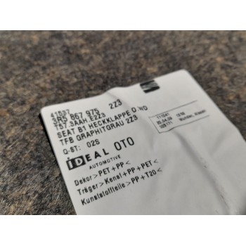 Recambio de guarnecido porton trasero para seat exeo berlina (3r2) 2.0 tdi referencia OEM IAM 3R5867975  
