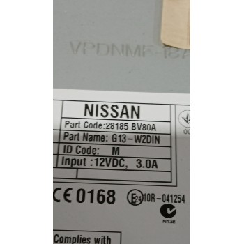 Recambio de sistema audio / radio cd para nissan juke (f15) 1.5 dci referencia OEM IAM 28185BV80A  