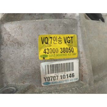 Recambio de caja cambios para kia carnival 2.9 crdi cat referencia OEM IAM 4300038050  