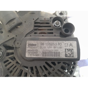 Recambio de alternador para peugeot 208 1.6 blue-hdi fap referencia OEM IAM 9810525380  