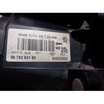 Recambio de faro izquierdo para peugeot 508 active referencia OEM IAM 9678393180  