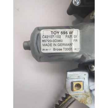 Recambio de elevalunas delantero izquierdo para toyota yaris active referencia OEM IAM 857200D360  