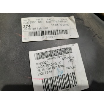 Recambio de guarnecido puerta trasera derecha para opel insignia berlina 2.0 16v cdti referencia OEM IAM 13277374  