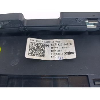 Recambio de mando calefaccion / aire acondicionado para volkswagen polo (6c1) a-polo referencia OEM IAM 6C0820045B  