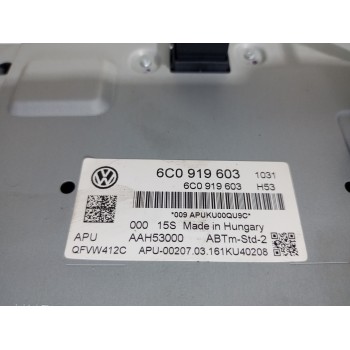 Recambio de pantalla multifuncion para volkswagen polo (6c1) a-polo referencia OEM IAM 6C0919603  