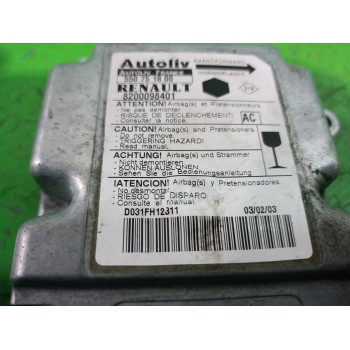 Recambio de centralita airbag para renault kangoo (f/kc0) expression referencia OEM IAM 8200098401  
