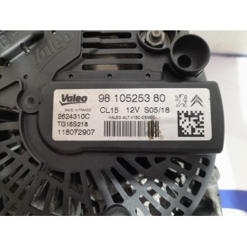 Recambio de alternador para peugeot partner kombi 1.6 blue-hdi fap referencia OEM IAM 9810525380  