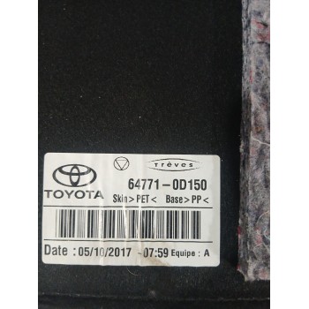 Recambio de suelo maletero para toyota yaris active referencia OEM IAM 647710D150  