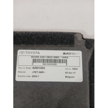 Recambio de suelo maletero para toyota yaris active referencia OEM IAM 584100D050B2  