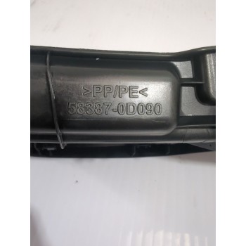 Recambio de moldura maletero para toyota yaris active referencia OEM IAM 583870D090  