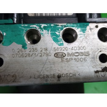 Recambio de abs para kia carnival 2.9 crdi cat referencia OEM IAM 589204D300  