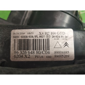 Recambio de faro izquierdo para citroën c5 break 2.0 hdi referencia OEM IAM 9632664880C04  