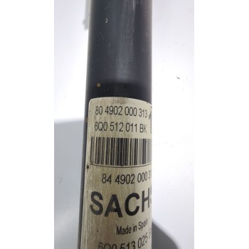 Recambio de amortiguador trasero derecho para seat ibiza iii (6l1) 1.4 tdi referencia OEM IAM 6Q0512011BK  