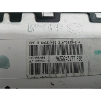 Recambio de pantalla multifuncion para citroën c5 break 2.0 hdi referencia OEM IAM 9650243177F00  