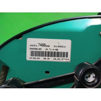Recambio de cuadro instrumentos para citroën berlingo 1.9 d 600 furg. referencia OEM IAM 9651740080  