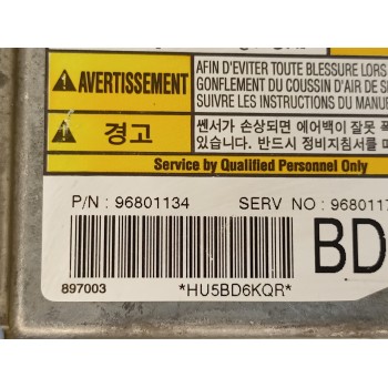 Recambio de centralita airbag para chevrolet matiz s referencia OEM IAM 96801134  