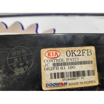 Recambio de mando climatizador para kia carens 2.0 turbodiesel cat referencia OEM IAM 0K2FB61190  