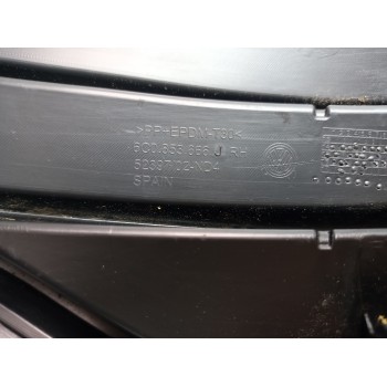 Recambio de rejilla paragolpes derecha para volkswagen polo (6c1) a-polo referencia OEM IAM 6C0853666J  