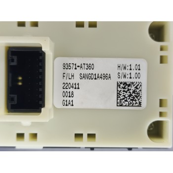 Recambio de mando elevalunas delantero izquierdo para kia niro (sg2) hybrid concept referencia OEM IAM 93571AT360  