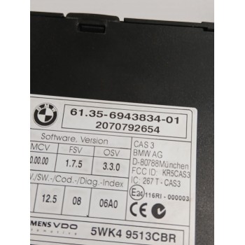 Recambio de modulo electronico para bmw 1 (e87) 120 d referencia OEM IAM 61356943834  