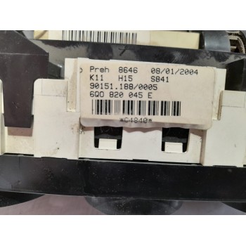 Recambio de mando calefaccion / aire acondicionado para volkswagen polo (9n1) 1.2 referencia OEM IAM 6Q0820045E  