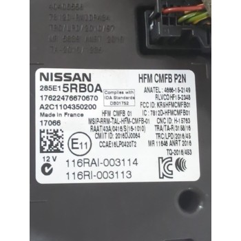 Recambio de modulo electronico para nissan micra v (k14) 1.5 dci referencia OEM IAM 285E15RB0A  