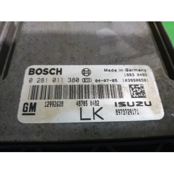 Recambio de centralita motor uce para opel astra h berlina elegance referencia OEM IAM 0281011380  