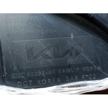 Recambio de faro antiniebla derecho para kia niro (sg2) hybrid concept referencia OEM IAM 92202AT  