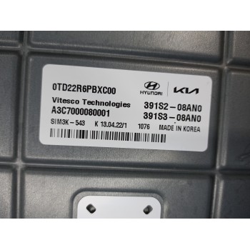 Recambio de centralita motor uce para kia niro (sg2) hybrid concept referencia OEM IAM 391S208AN0  