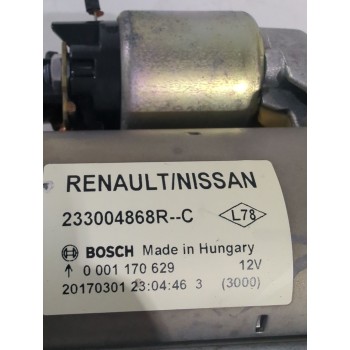 Recambio de motor arranque para nissan micra v (k14) 1.5 dci referencia OEM IAM 233004868RC  