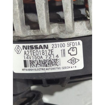 Recambio de alternador para nissan micra v (k14) 1.5 dci referencia OEM IAM 231005FD1A  