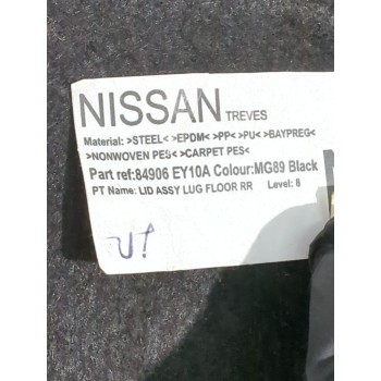 Recambio de tapa maletero para nissan qashqai i (j10, nj10) 1.5 dci referencia OEM IAM 84906EY10A  