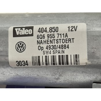 Recambio de motor limpia trasero para volkswagen polo (9n1) 1.2 referencia OEM IAM 6Q6955711A  