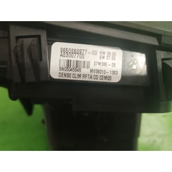Recambio de mando climatizador para citroën c4 picasso 1.6 16v hdi fap referencia OEM IAM 9650868977  