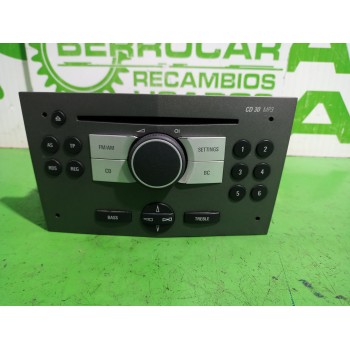 Recambio de sistema audio / radio cd para opel astra h berlina elegance referencia OEM IAM 7643103610 / 93180959  