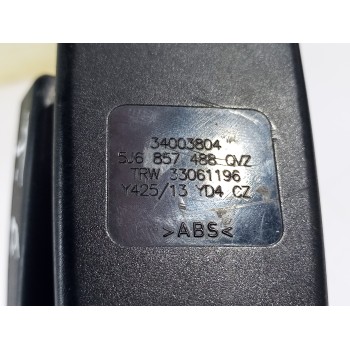 Recambio de enganche cinturon trasero derecho para skoda fabia (5j2 ) family referencia OEM IAM 5J6857488  