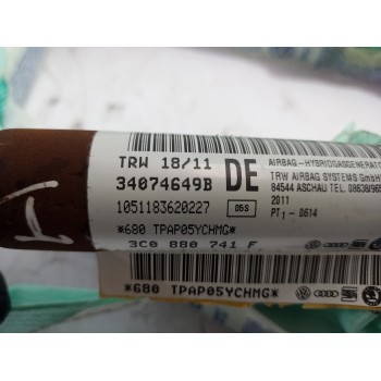 Recambio de airbag cortina delantero izquierdo para volkswagen passat lim. (362) advance bluemotion referencia OEM IAM 34074649B