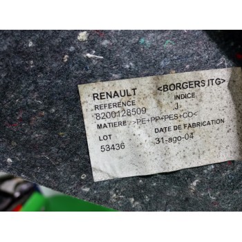 Recambio de suelo maletero para renault megane ii familiar 1.9 dci diesel referencia OEM IAM 8200128509  