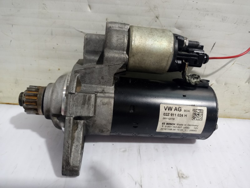 Recambio de motor arranque para volkswagen transporter t6 t6 caravelle trendline referencia OEM IAM 02Z911024H  
