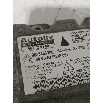 Recambio de centralita airbag para citroën c4 i (lc_) 1.6 hdi referencia OEM IAM 9653493780  