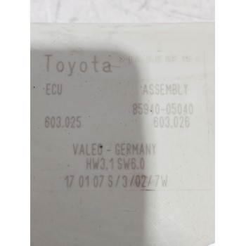 Recambio de modulo electronico para toyota avensis sedán (_t25_) 2.0 d-4d (adt250_) referencia OEM IAM 8594005040  