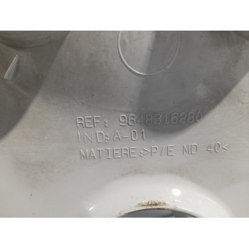 Recambio de tapacubos para peugeot 206 cc 1.6 16v cat referencia OEM IAM 9648316280  