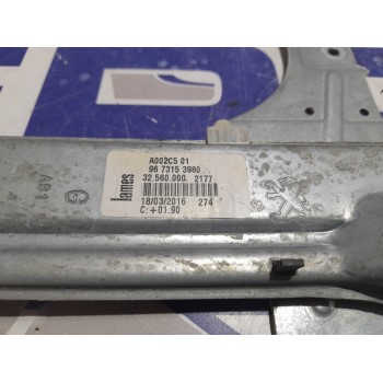 Recambio de elevalunas trasero izquierdo para peugeot 208 1.6 blue-hdi fap referencia OEM IAM 9673153980  