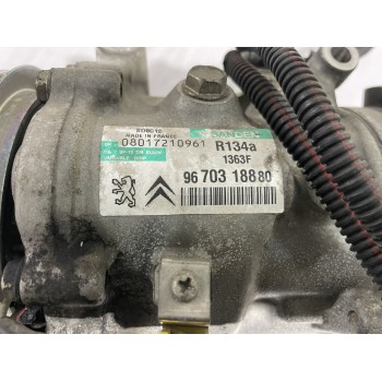 Recambio de compresor aire acondicionado para peugeot 207 confort referencia OEM IAM 9670318880  