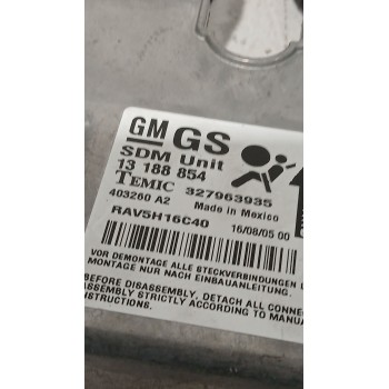 Recambio de centralita airbag para opel astra h gtc (a04) 1.7 cdti (l08) referencia OEM IAM 13188854  