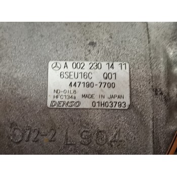 Recambio de compresor aire acondicionado para mercedes-benz clase a (w169) a 200 cdi (169.008) referencia OEM IAM A0022301411  