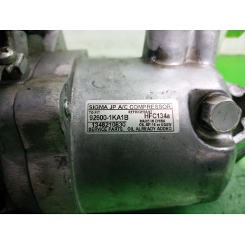 Recambio de compresor aire acondicionado para nissan juke (f15) acenta referencia OEM IAM 926001KA1B  