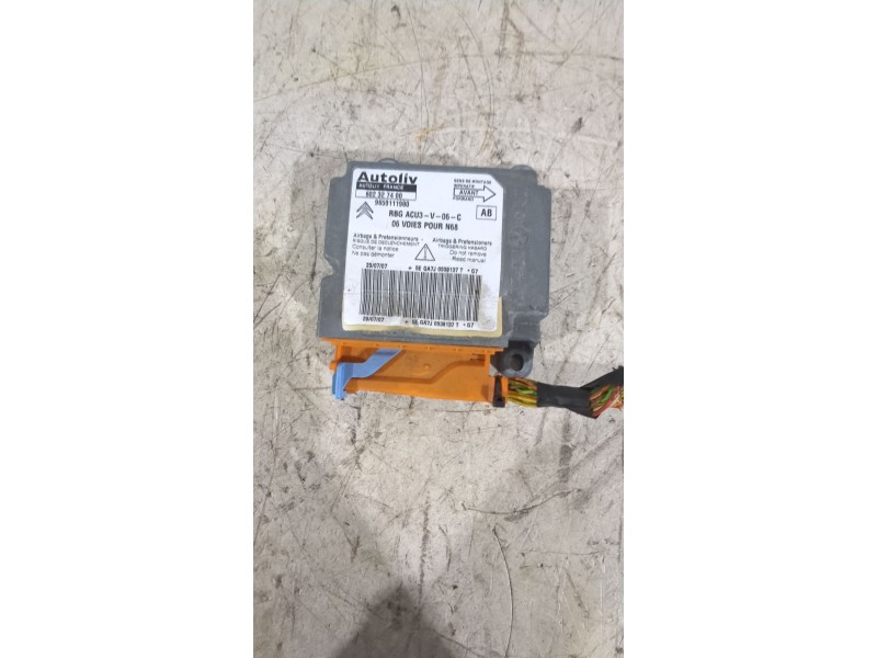 Recambio de centralita airbag para citroën xsara picasso (n68) 1.6 hdi referencia OEM IAM 9659111980  